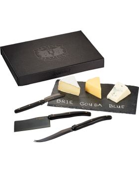 Laguiole&reg; 4 Piece Cheese Set with Black Board
