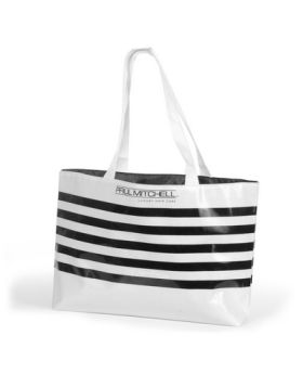 Designer Stripes Patent Tote Bag Personalized