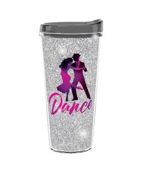 22 Oz Bling Double Wall Insulated Acrylic Tumbler Full Color Logo