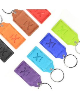Deluxe Colorplay Leatherette Key Chain