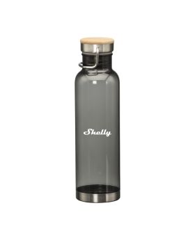 27 Oz. Designer Acrylic Colored Bottle  with Bamboo Lid