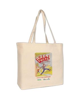 Extra Large Strong Hold Sturdy 10 Oz Cotton Shoulder Jumbo Tote