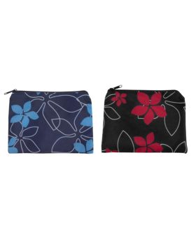 Fun Floral Zippered Make-Up Pouch