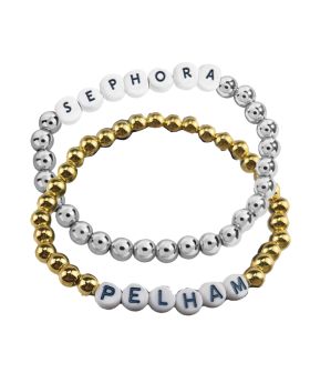 Custom Letter Beads Bracelet