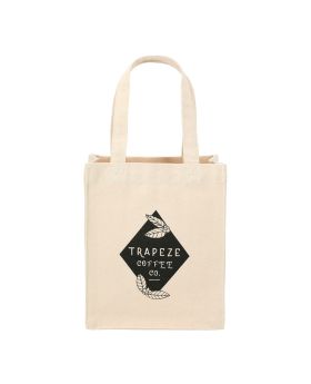 natural sustainable cotton gift tote bags small to medium size for personalization and private label