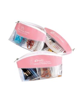 Clear and Colored Pouch and Cosmetic Bag