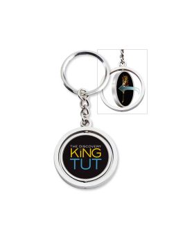 Full Color Spinning Round Disc Key Chain