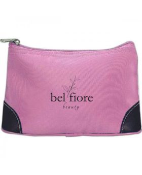 Two-Tone Zippered Pouch