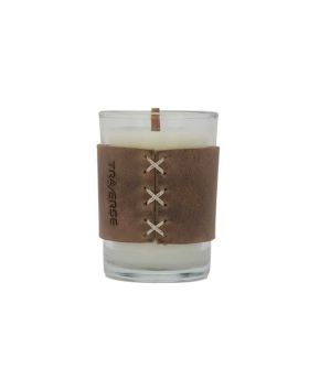 Leather Wrapped 8 Oz Custom Candle
