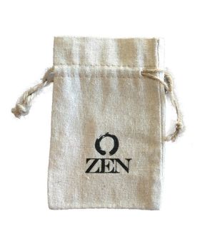 8x10 Natural Linen Drawstring Pouch Imprinted